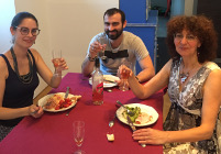 Isabelle and students