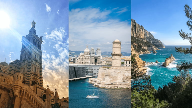 French immersion, Marseille sights