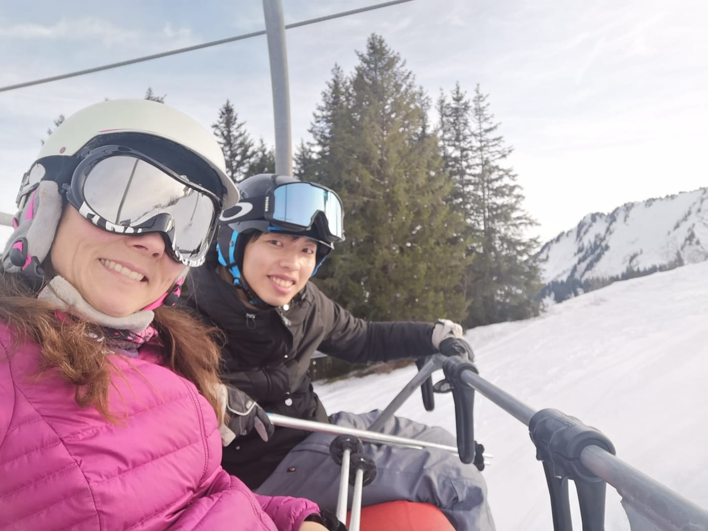 Learning French in winter in the Alps