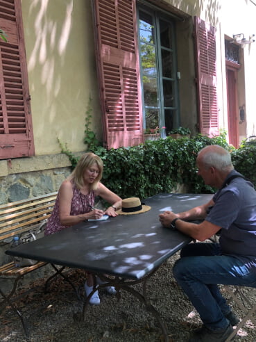 Séjour en immersion de Sharon chez Béatrice près de Aix en Provence, 5