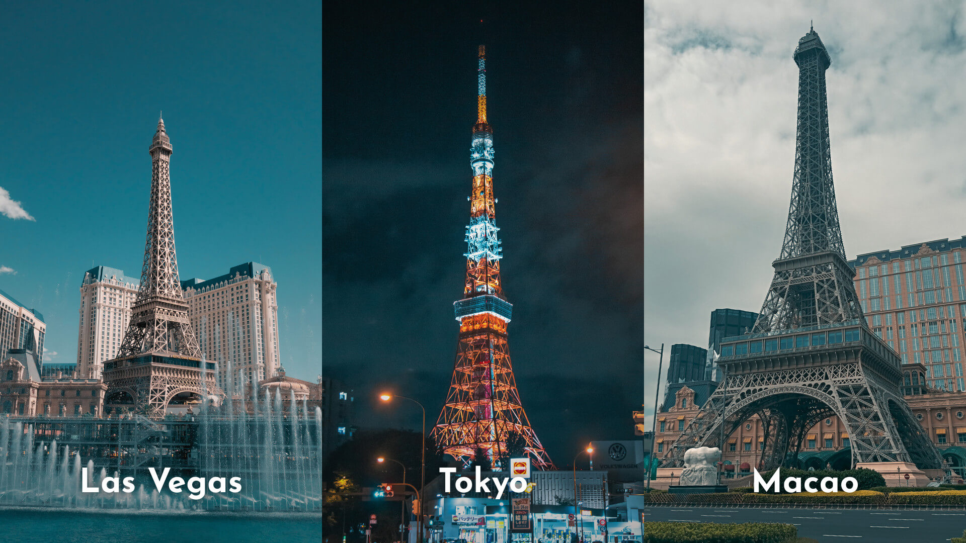 tour Eiffel dans le monde